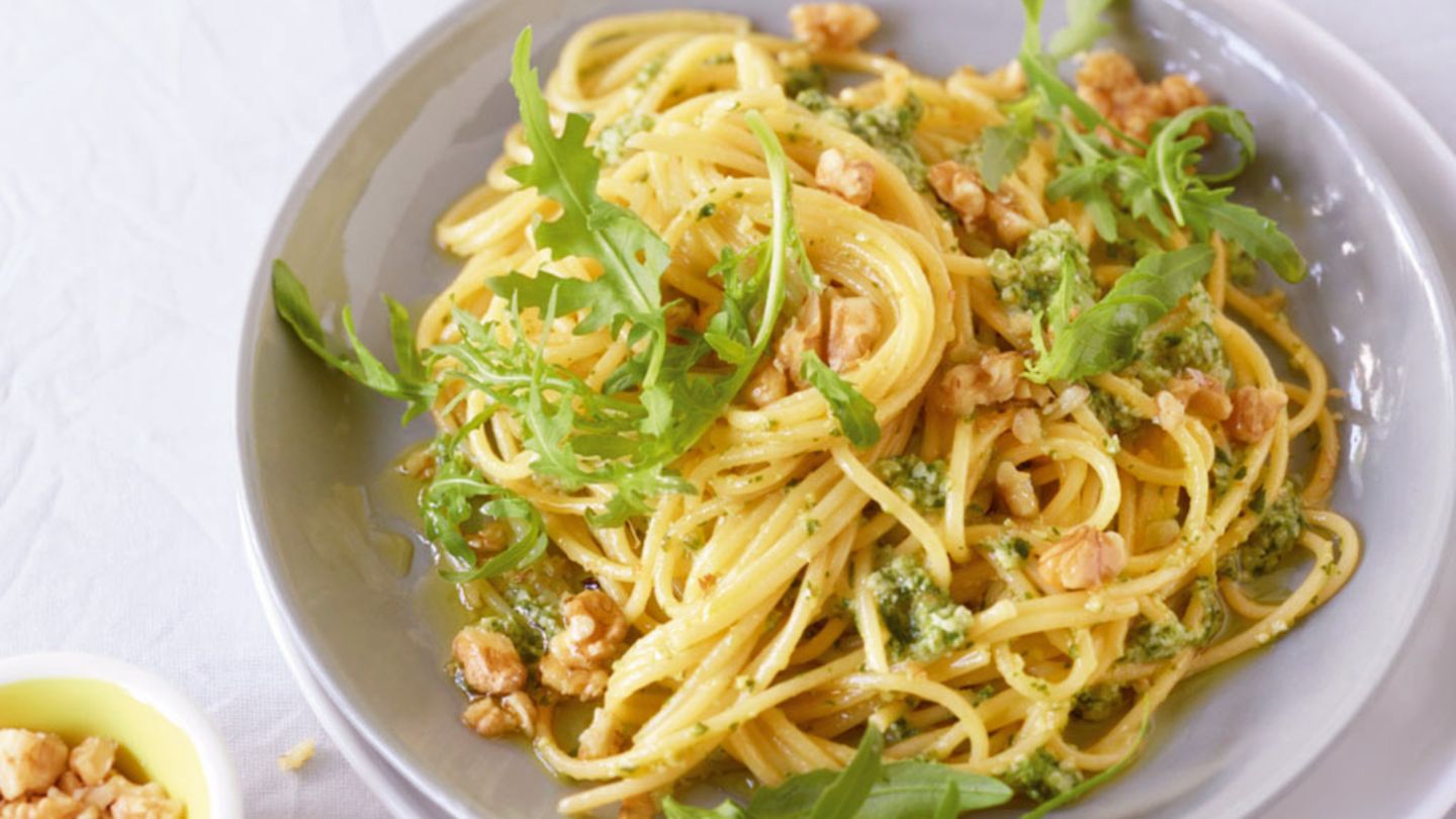 Spaghetti mit Walnuss-Pesto Rezept