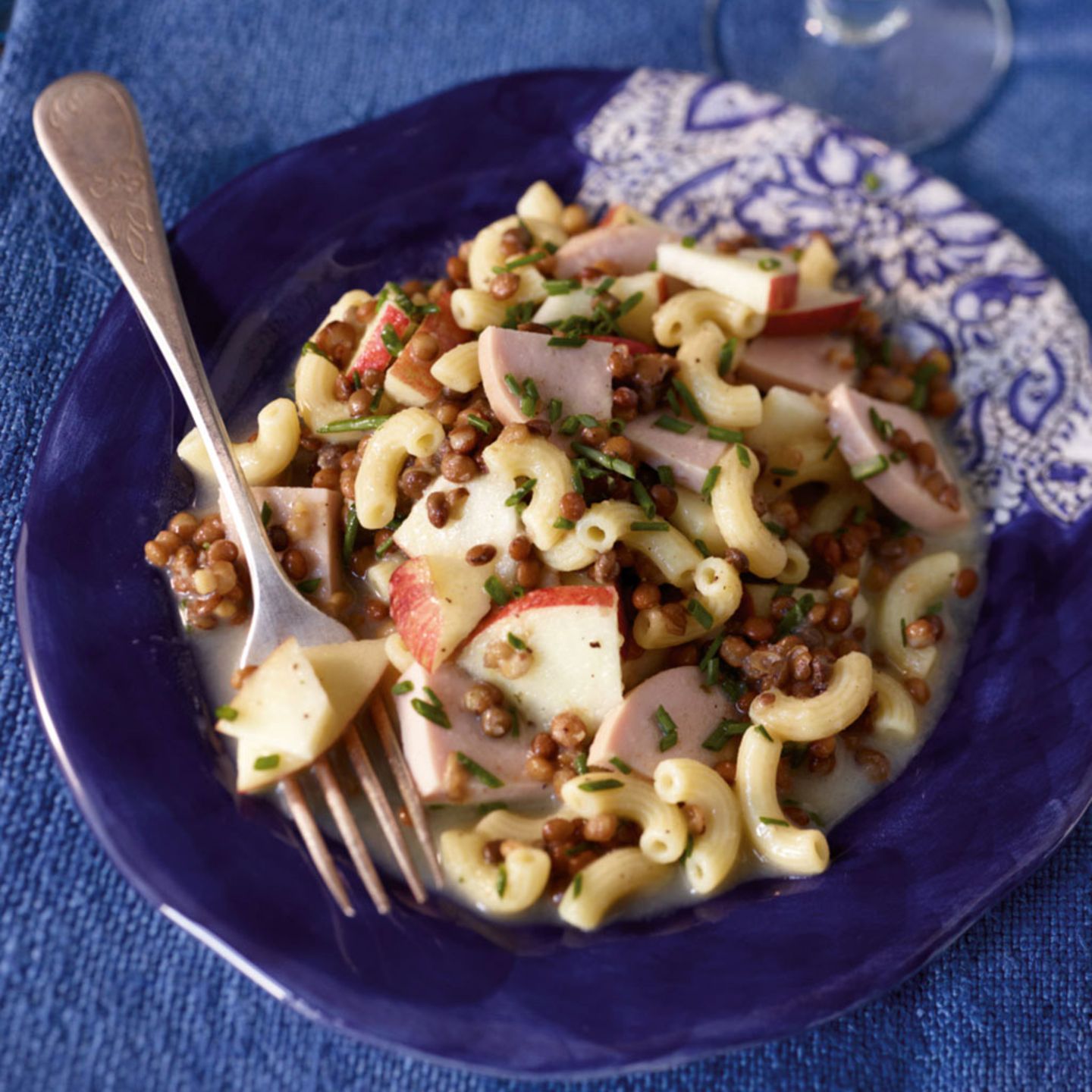 Linsen-Nudel-Salat