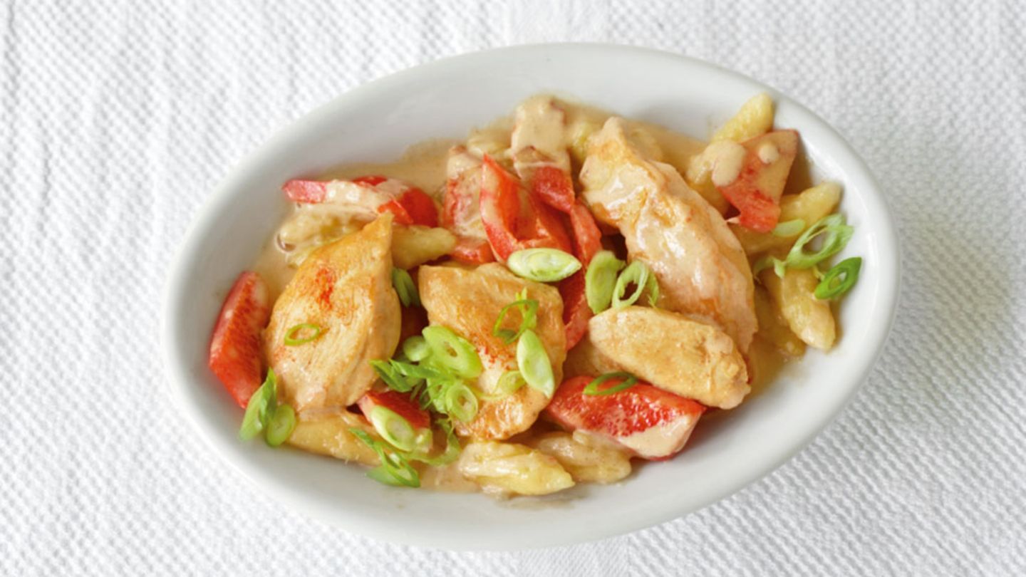 Schupfnudel-Hähnchen-Pfanne Rezept