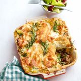 Hirschlasagne mit Wirsing und Taleggio