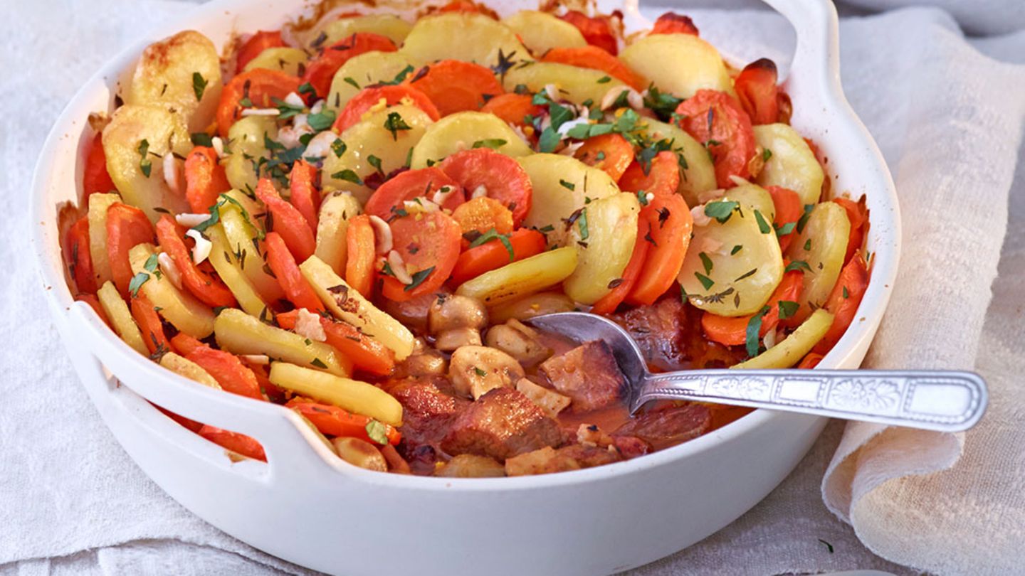 Gratiniertes Rinderragout Rezept