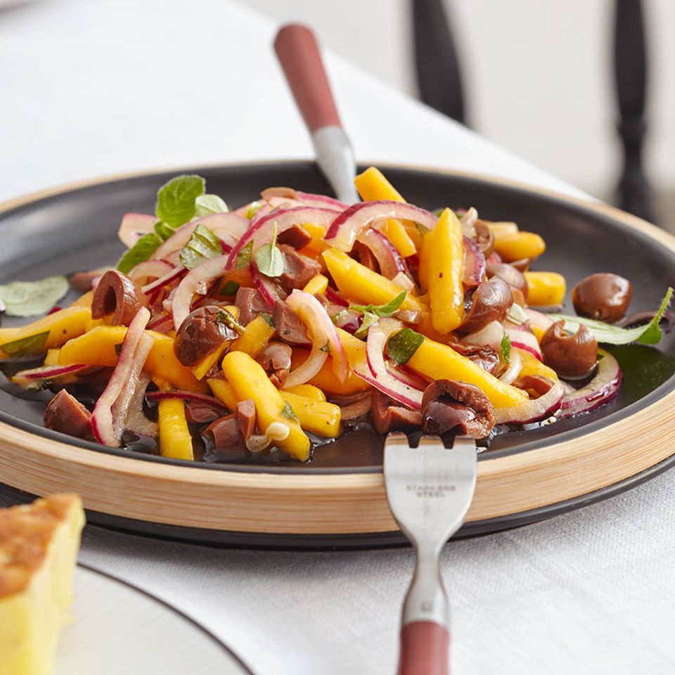 Mango-Oliven-Salat