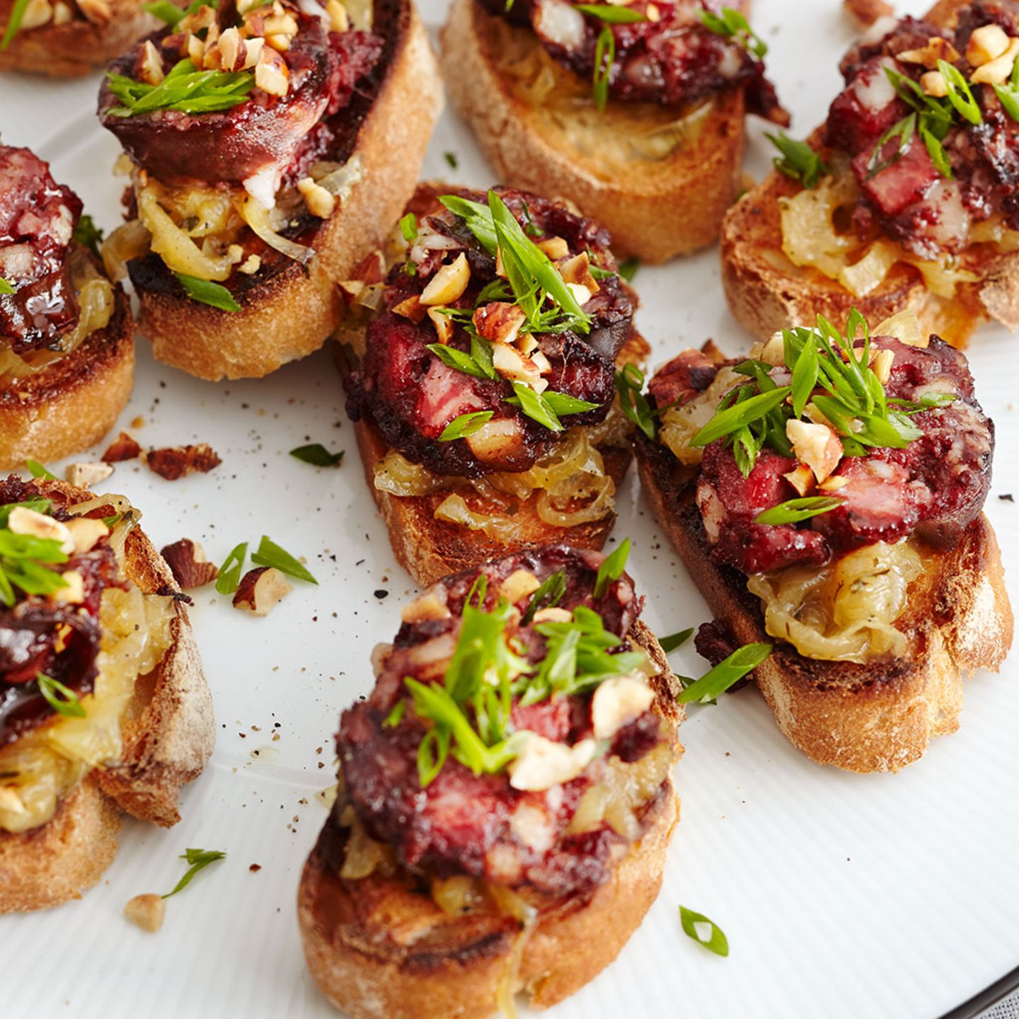 Blutwurst-Tapas