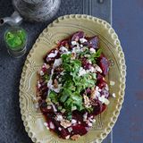 Marinierter Rote-Bete-Salat mit Salzzitronen und Zatar