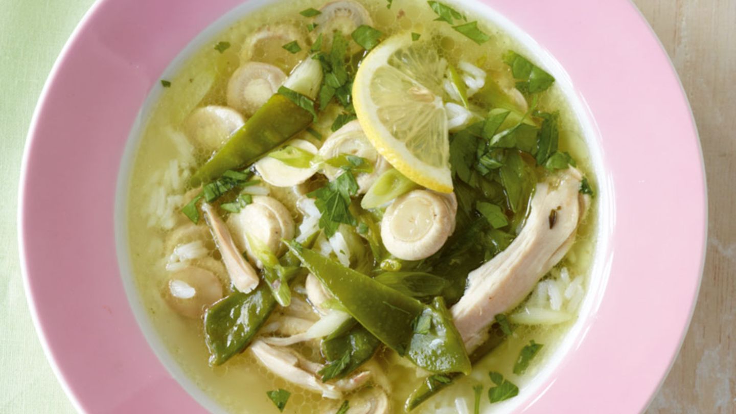 Zitronen-Hähnchen-Suppe Rezept