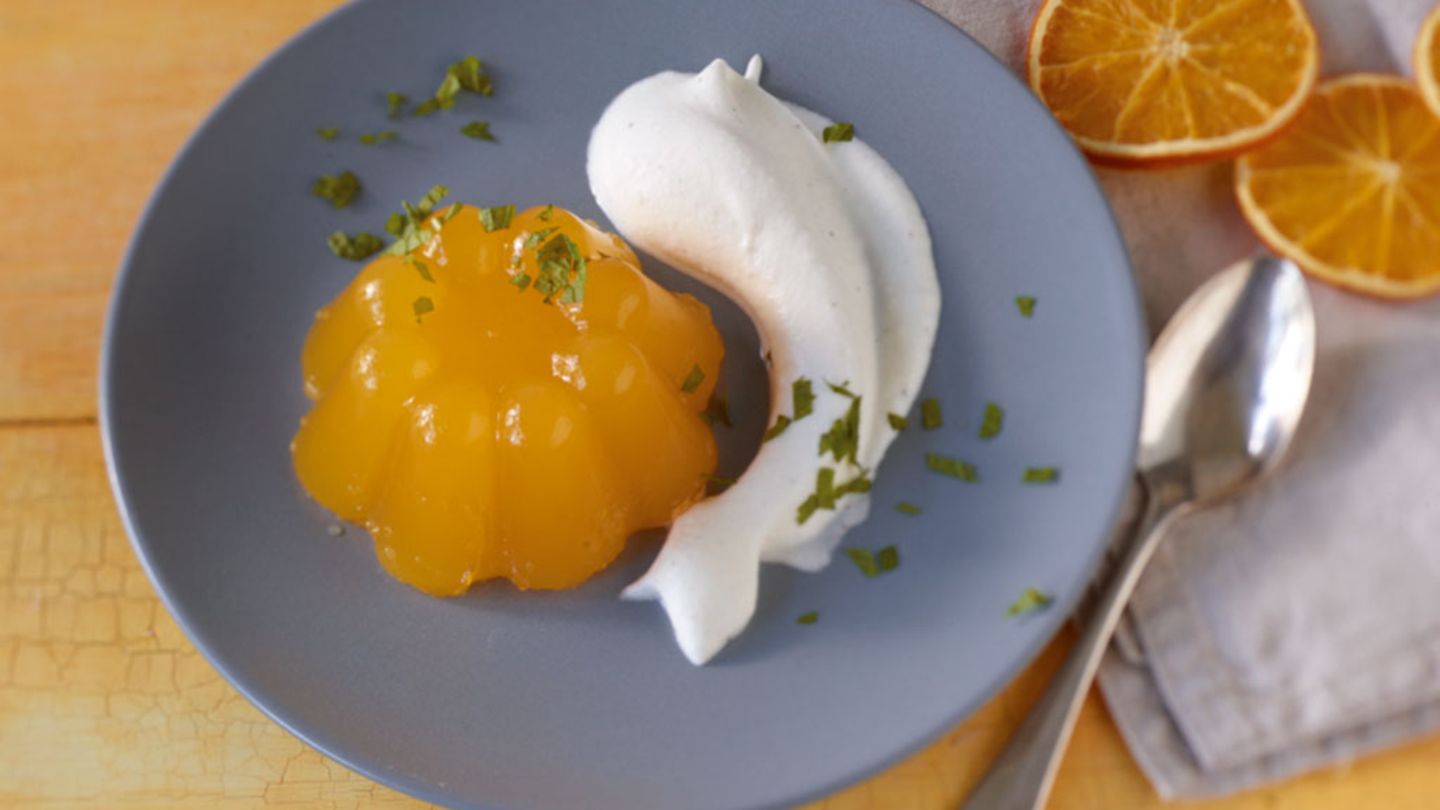 Orangen-Wackelpudding Rezept