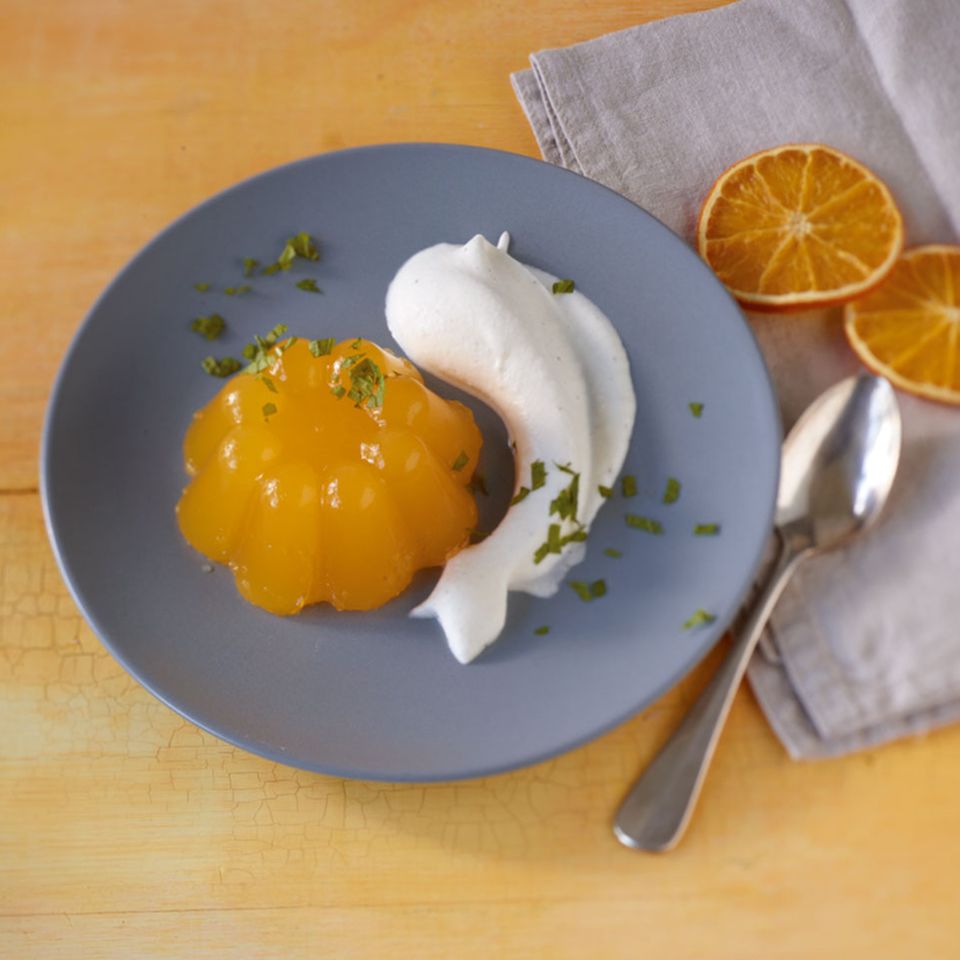 Orangen Wackelpudding Rezept Essen Und Trinken