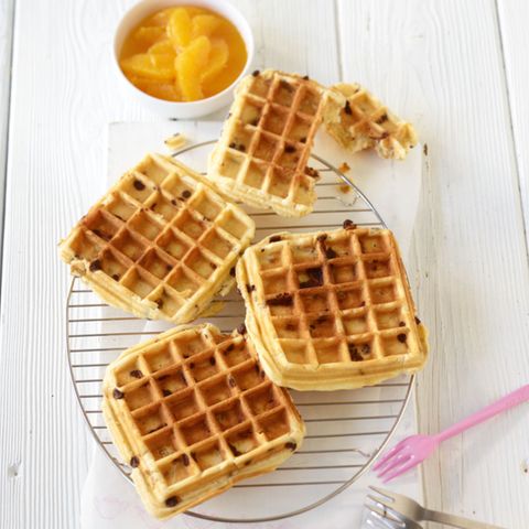 Walnuss-Schoko-Waffeln