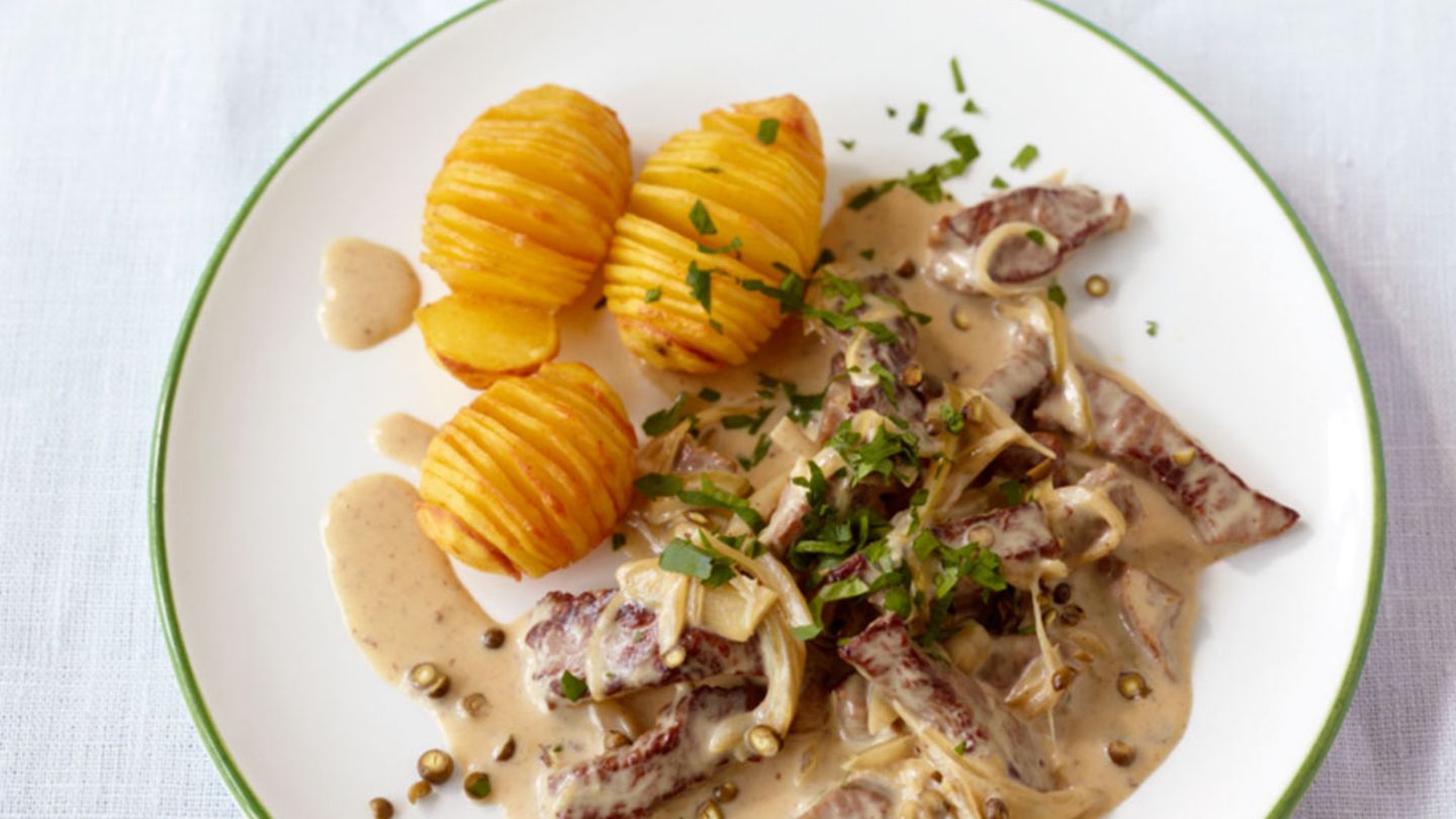 Pfeffriges Rindergeschnetzeltes Rezept
