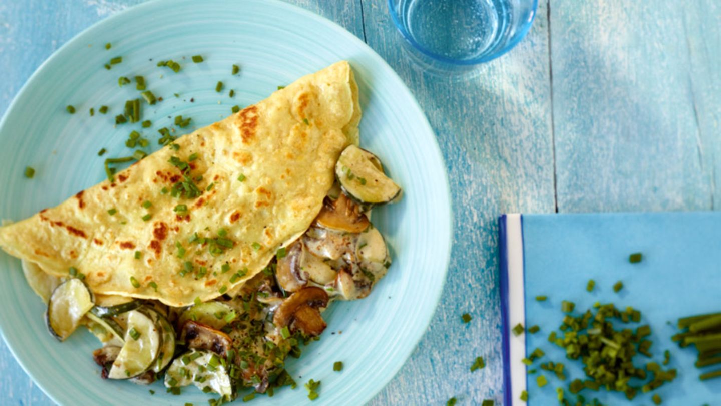 Crêpe mit Gemüse Rezept