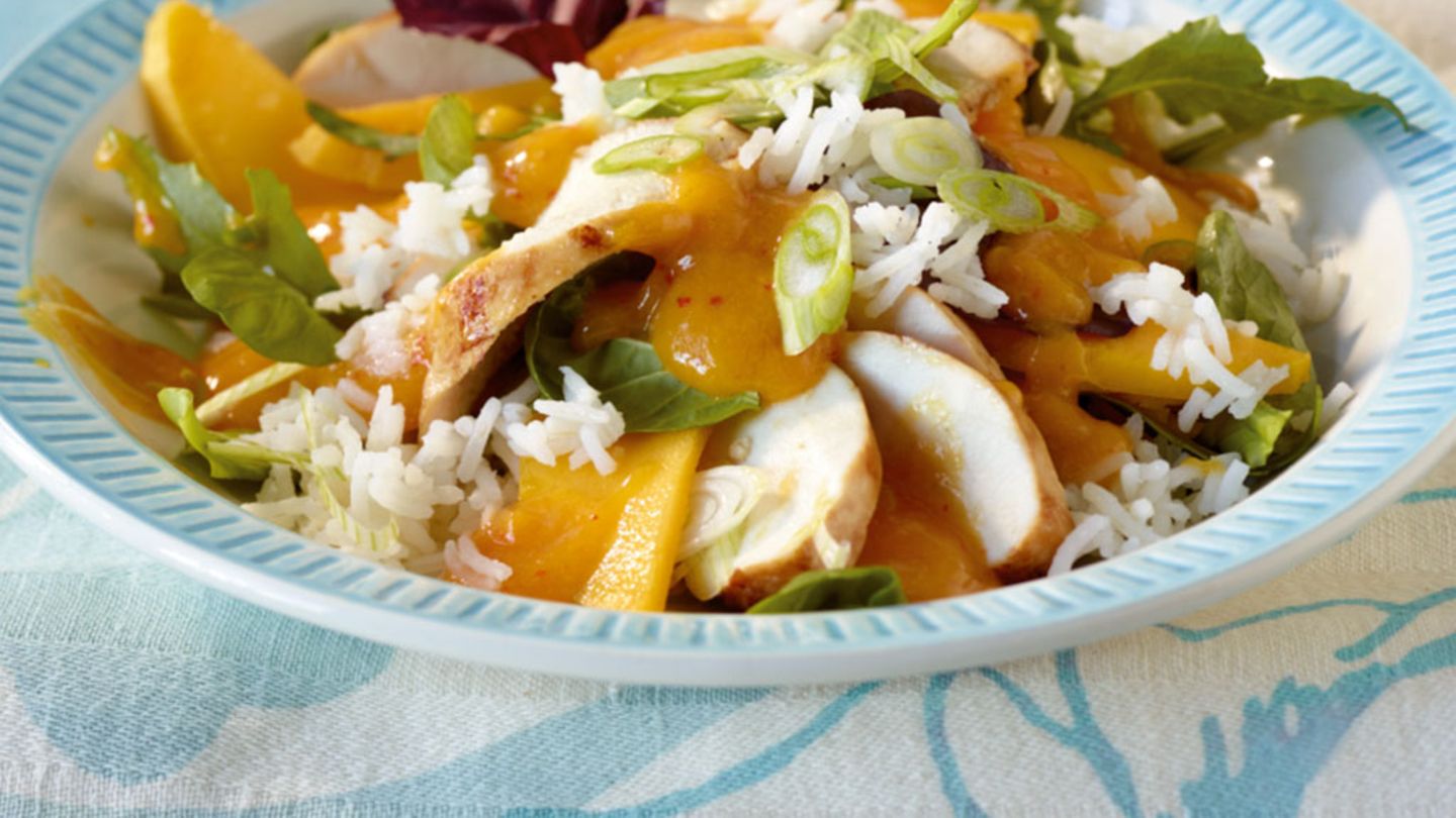 Reis-Geflügel-Salat Rezept