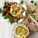 Kleine Brunnenkresse-Pies
