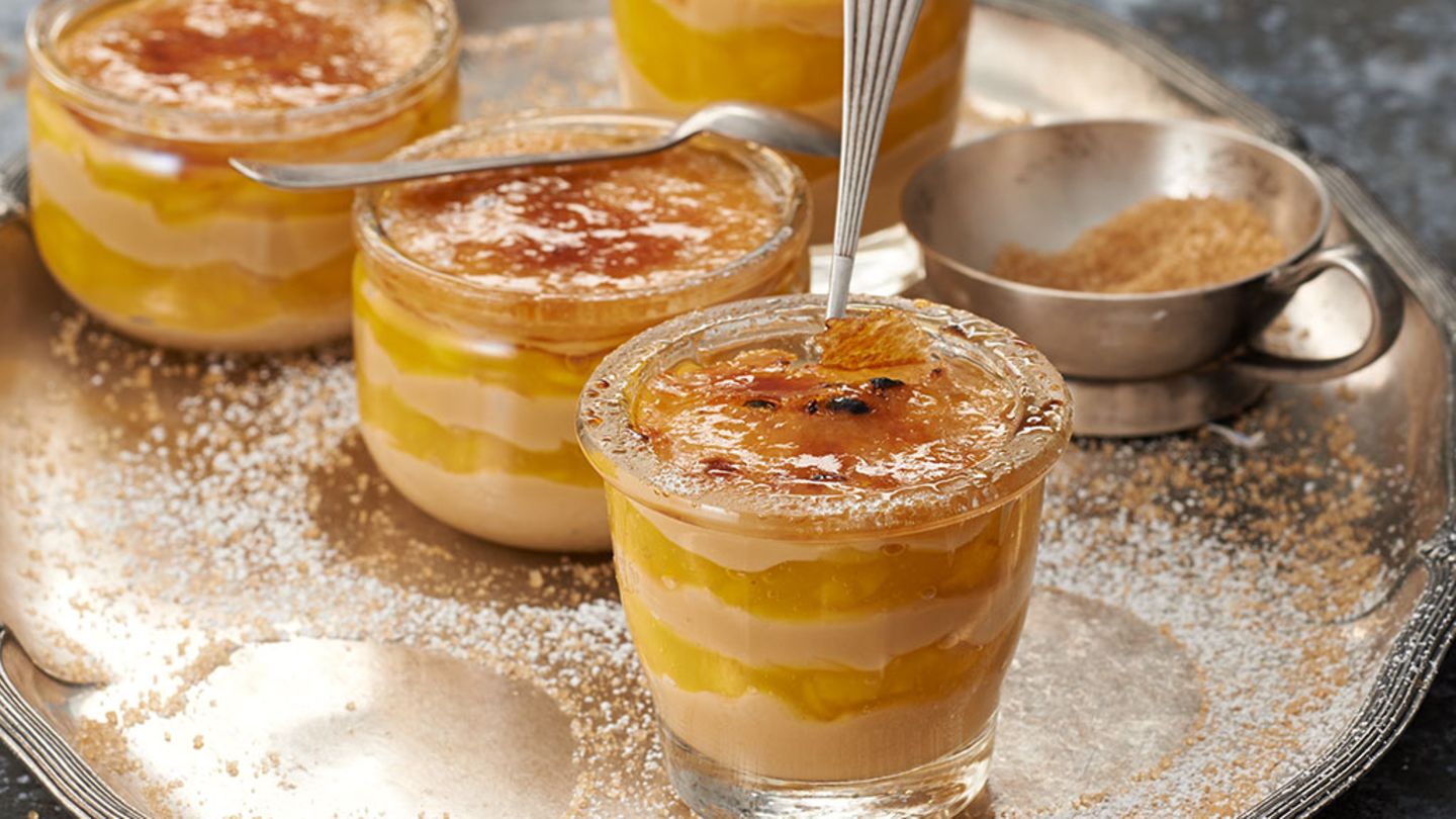 Mango-Karamell-Schichtspeise Rezept