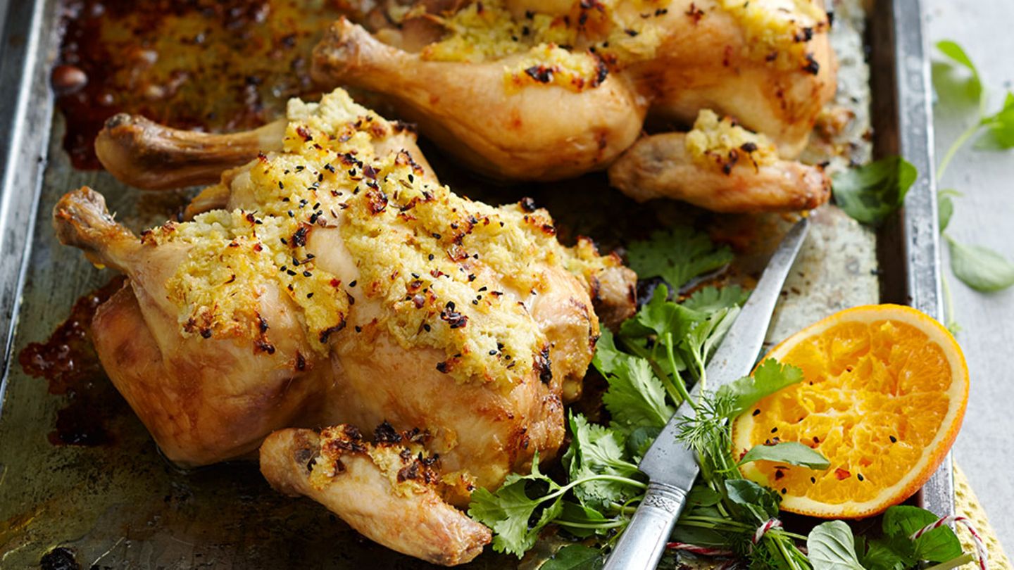 Kokos-Hähnchen mit Ingwerkruste Rezept