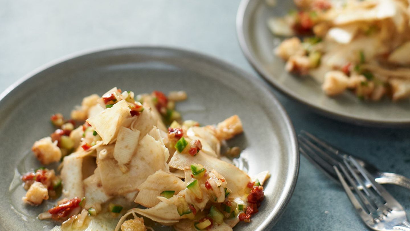 Artischockensalat mit Tomaten-Gurken-Relish Rezept