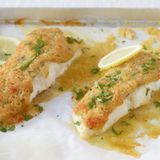 Parmesan-Kapern-Fisch