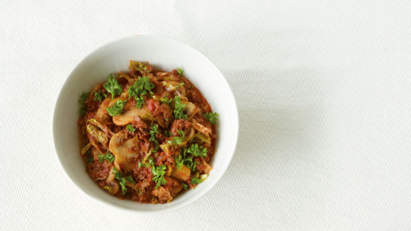 Pilz-Wirsing-Bolo Rezept