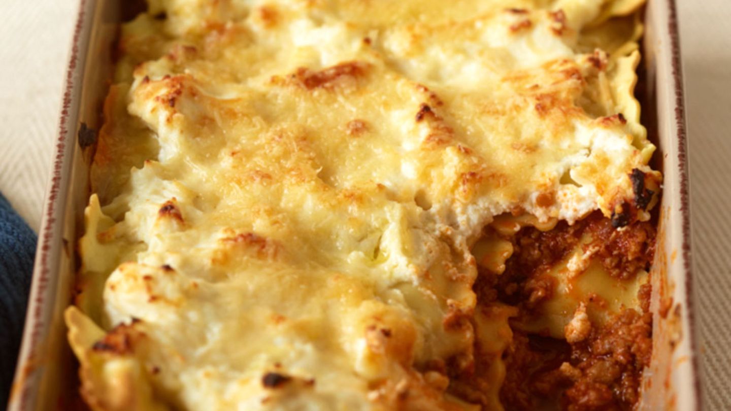 Ravioli-Hack-Lasagne Rezept