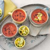 Leicht Scharfe Bohnen-Tomaten-Suppe