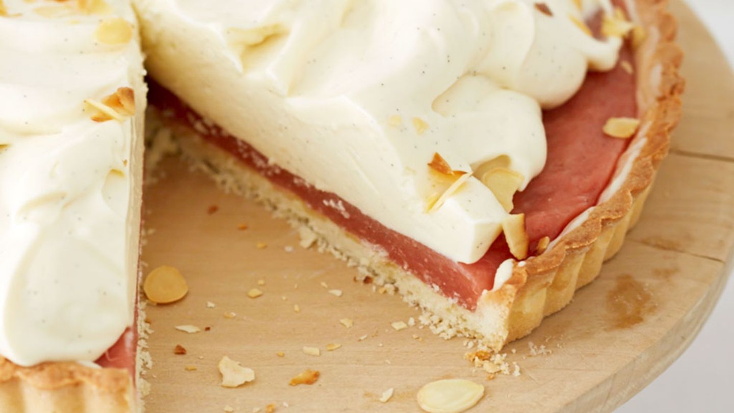 Orangen-Rhabarber-Tarte Rezept