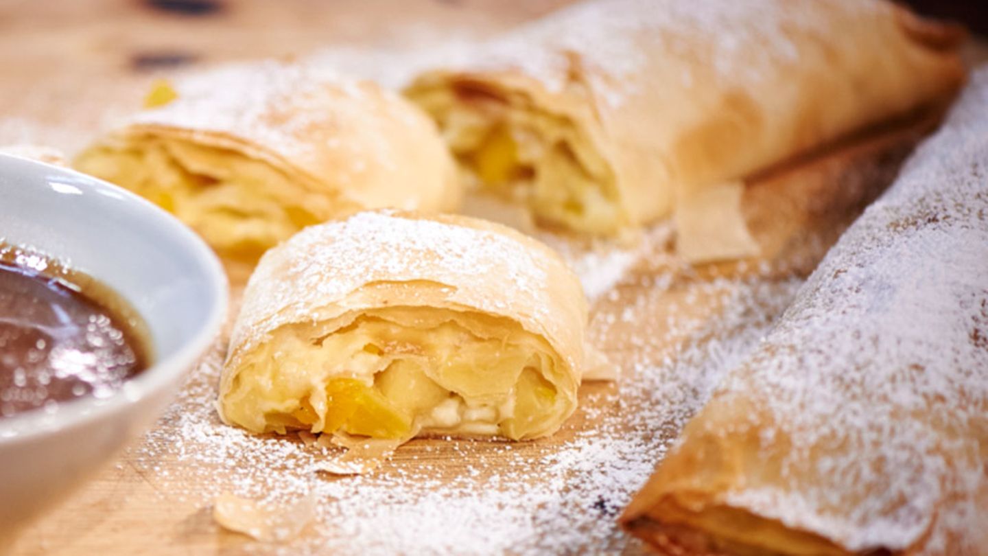 Mango-Apfel-Strudel Rezept