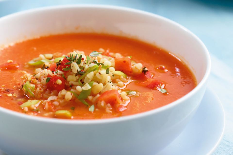 Paprika-Tomaten-Suppe