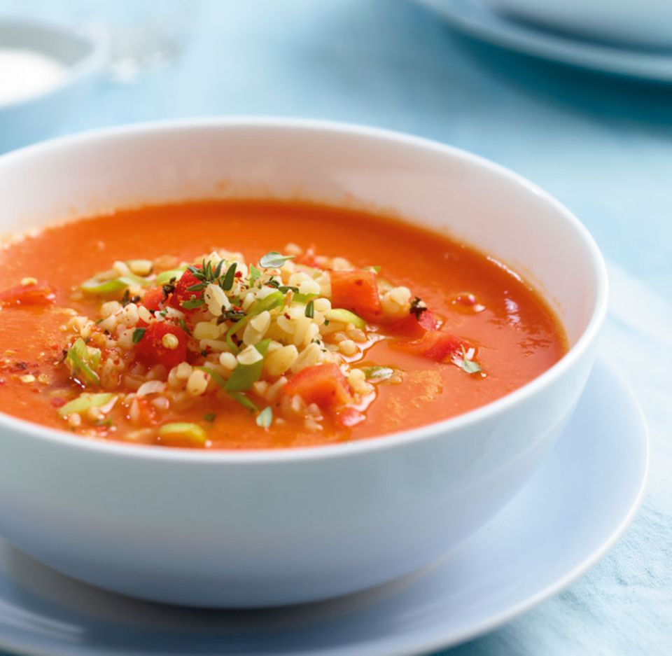 Paprika-Tomaten-Suppe Paprika-Tomaten-Suppe