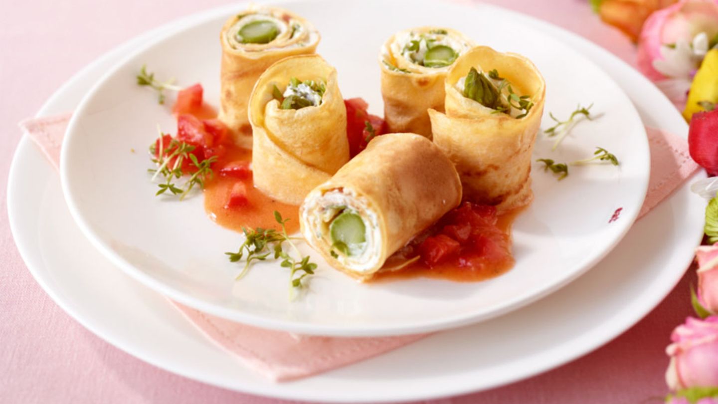 Pfannkuchen-Sushi Rezept