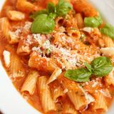 Lauwarme Gazpacho-Pasta
