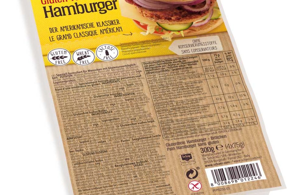 Neu auf dem Markt: glutenfreie Burger-Brötchen von Schär