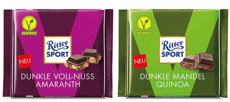 Schön knusprig und nicht so süß: vegane Schokolade von Ritter Sport Schön knusprig und nicht so süß: vegane Schokolade von Ritter Sport