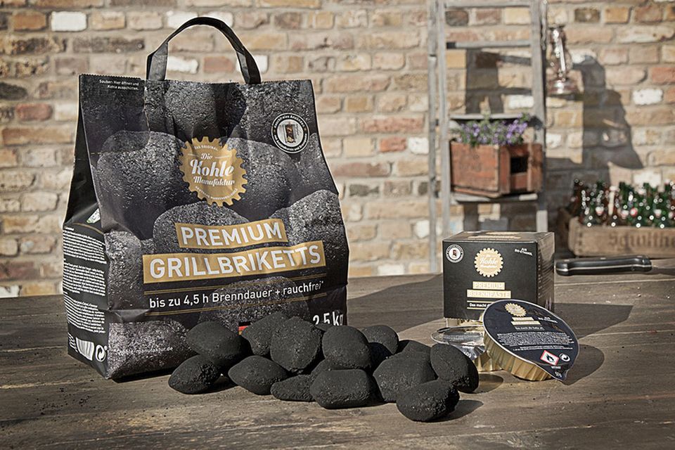 Premium Grillbriketts und Premium Brennpaste von der Kohle-Manufaktur