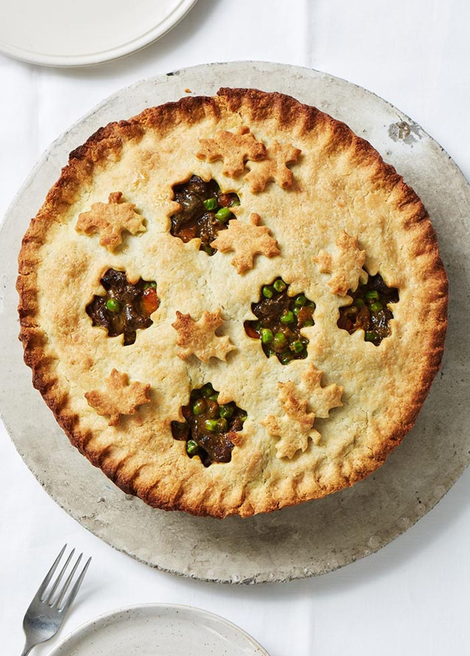 Dieser Pie duftet lecker nach herzhaftem Rinderragout Dieser Pie duftet lecker nach herzhaftem Rinderragout
