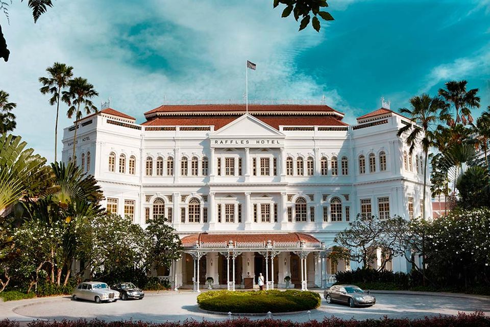 Raffles Hotels in Singapur - wurde hier der berühmte Singapore Sling erfunden?