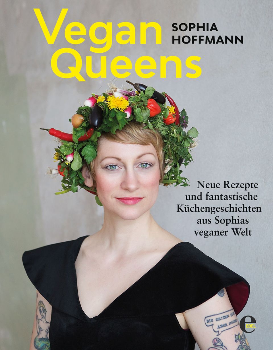 Sophia Hoffmann auf ihrem Buch „Vegan Queens" Sophia Hoffmann auf ihrem Buch „Vegan Queens"