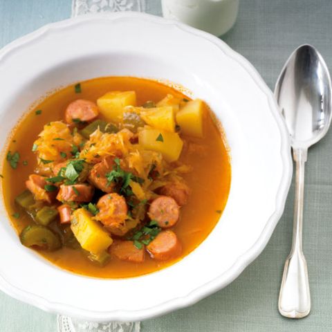 Rezepte: Eintöpfe und Suppen mit Sauerkraut
