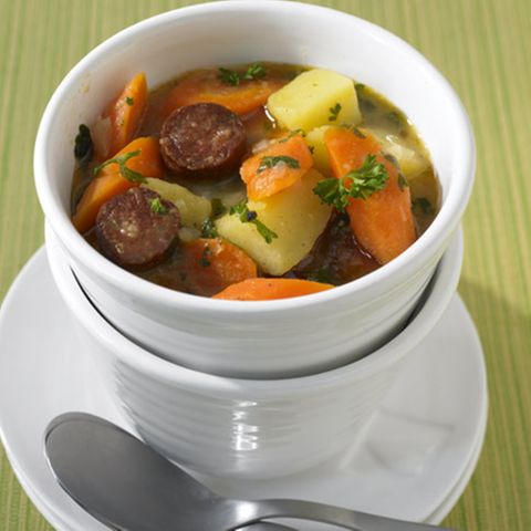 Rezepte für Suppen und Eintöpfe mit Wursteinlage