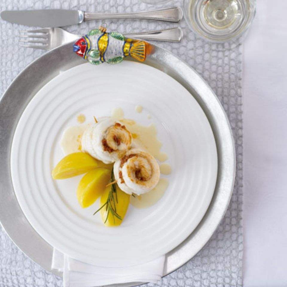Rezepte: Weihnachtsmenü mit Scholle