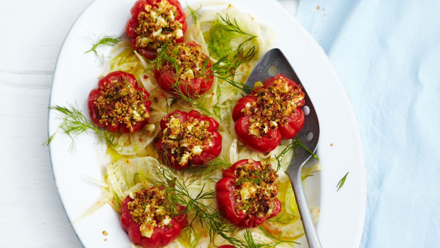 Ofentomaten mit Fenchelsalat Rezept