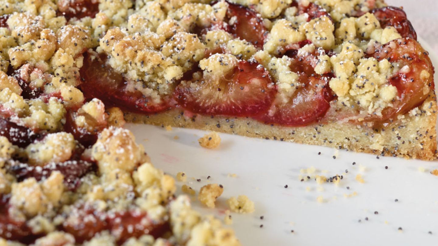 Zwetschgen-Mohn-Streusel Rezept