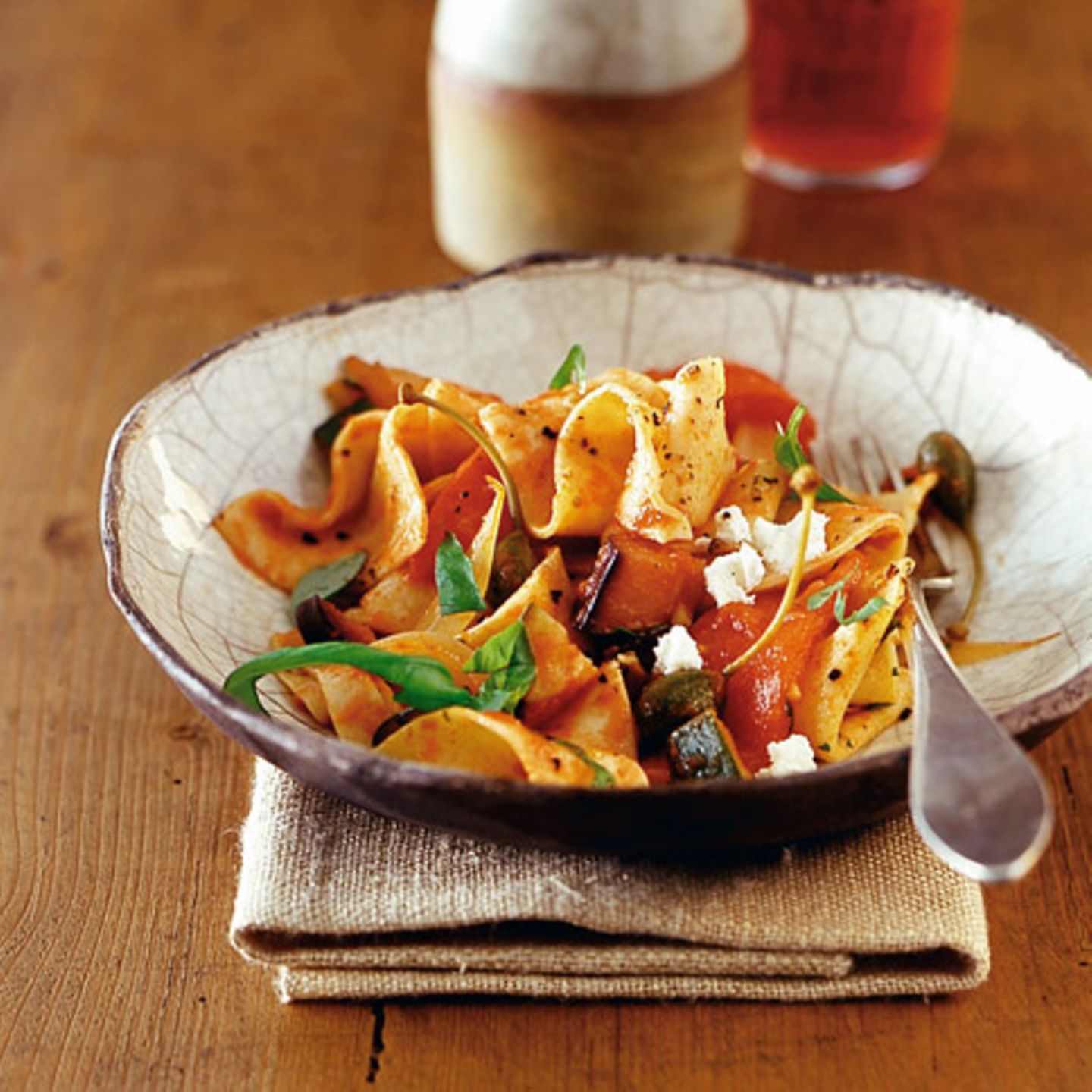 Maltagliati mit Ratatouille