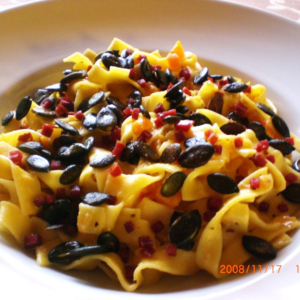 Penne Mit Gorgonzolakurbis Rezept Essen Und Trinken