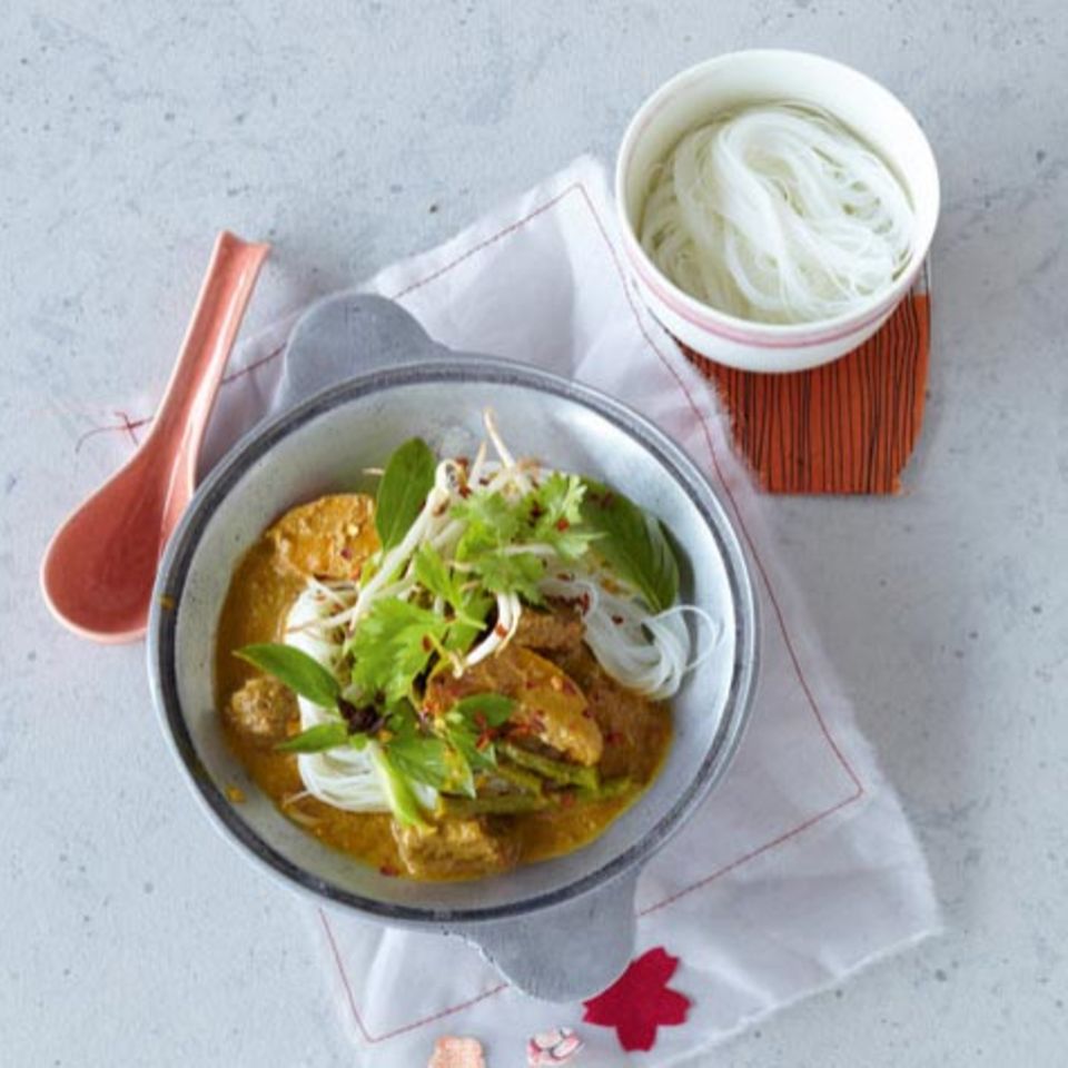 Gelbes Rindfleisch-Curry