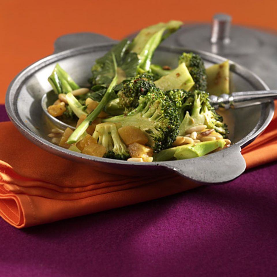 Vegetarische Gerichte mit Broccoli