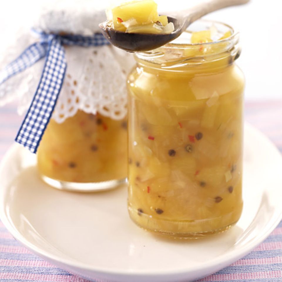 Rezepte: Eingemachtes mit Pfirsich