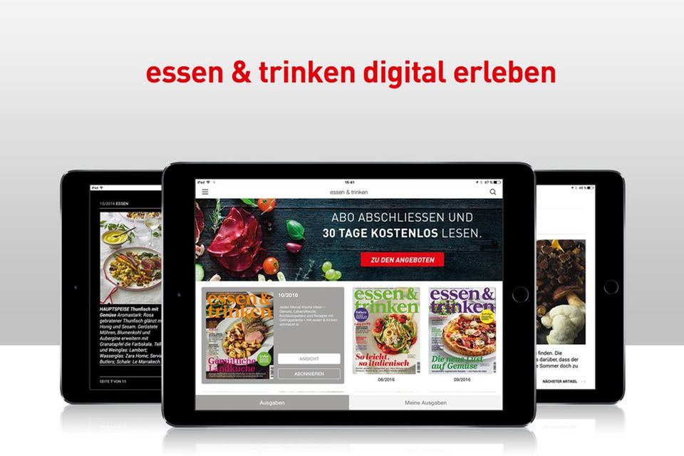»essen & trinken« jederzeit mobil lesen »essen & trinken« jederzeit mobil lesen