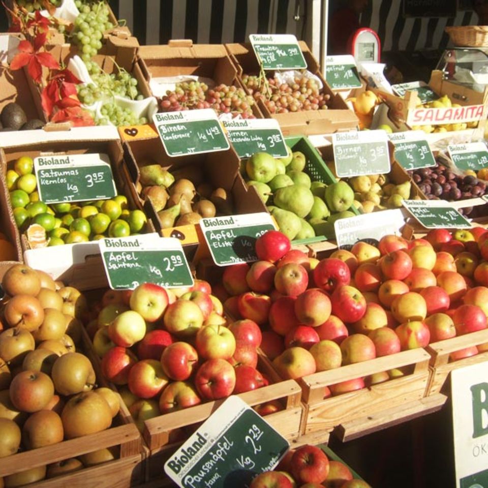 Markterlebnis: Hier können Sie das Obst und Gemüse wählen, das Ihnen gefällt.