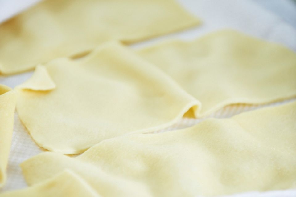 Lasagne mit Kürbis und Amaretti Lasagne mit Kürbis und Amaretti