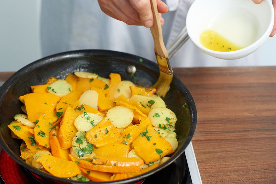 Kürbis-Kartoffel-Tortilla