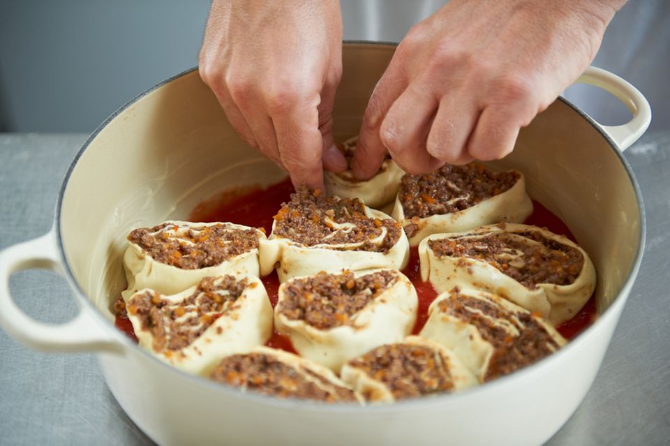 Sizilianischer Nudelschnecken-Auflauf Rezept - [ESSEN UND TRINKEN]